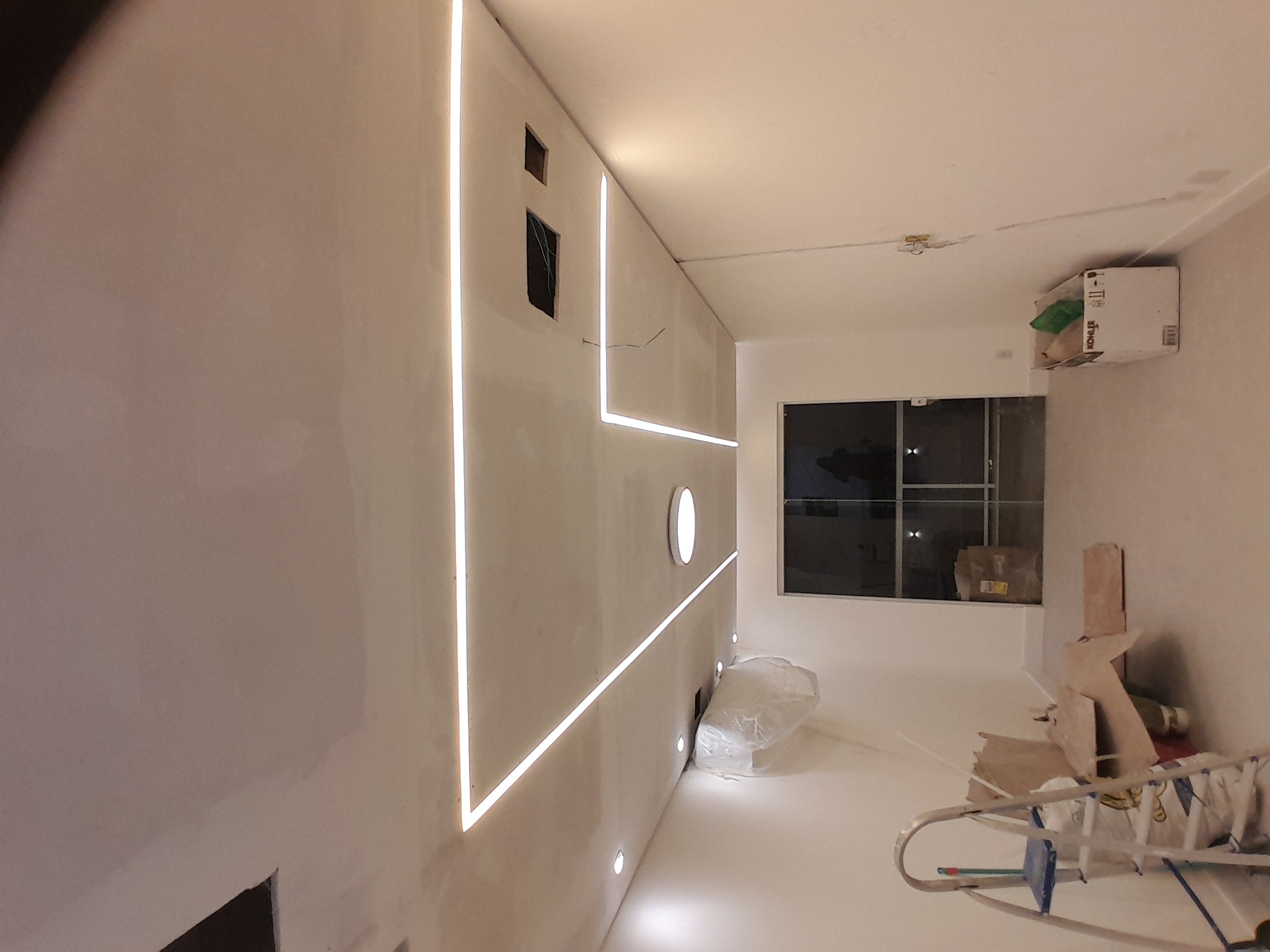 Instalação de Pendente de LED na sala